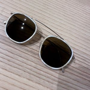 Illesteva Mykonos Ace Cream Savannah Grey Lenses